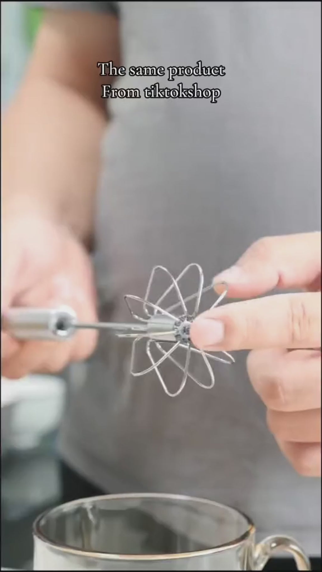 Stainless Steel Semi Automatic Whisk