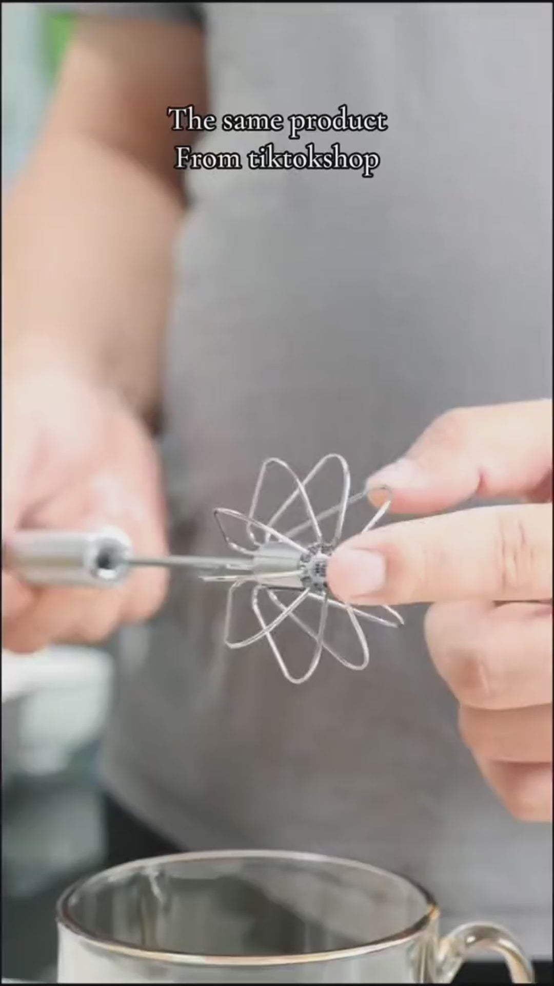 Stainless Steel Semi Automatic Whisk